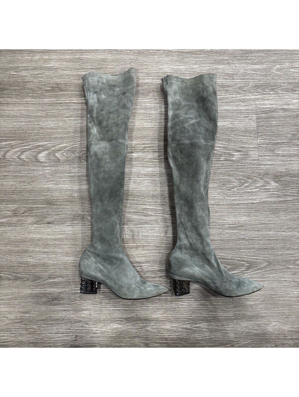 Woman’s Vero Cuoio Nicholas Kirkwood boots Spikey Suede Heel Boots